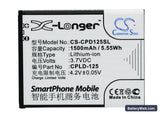 Coolpad 8017-T00 Replacement Battery, 3.7V, 1500mAh, Li-ion 1