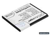 Coolpad 8017-T00 Replacement Battery, 3.7V, 1500mAh, Li-ion 3