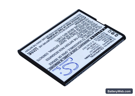 Coolpad 8017 Replacement Battery, 3.7V, 1500mAh, Li-ion 2