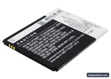 Coolpad 5315 Replacement Battery, 3.7V, 2500mAh, Li-ion 4