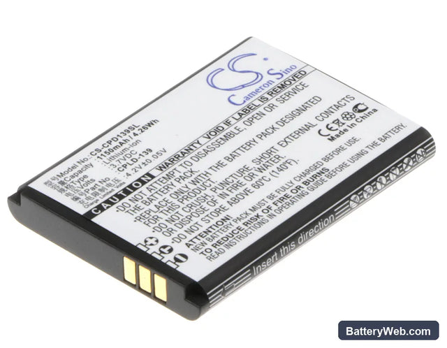 Coolpad 8021 Replacement Battery, 3.7V, 1150mAh, Li-ion 1
