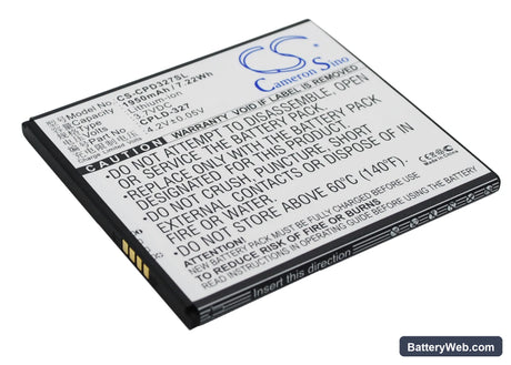Coolpad K1 Replacement Battery, 3.7V, 1950mAh, Li-ion 2