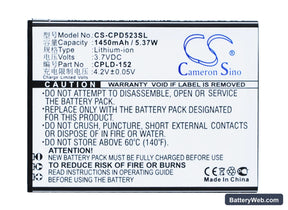Coolpad 5263 Replacement Battery, 3.7V, 1450mAh, Li-ion 1