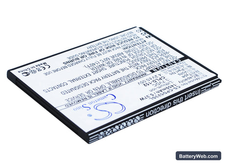 Coolpad 5263 Replacement Battery, 3.7V, 1450mAh, Li-ion 3
