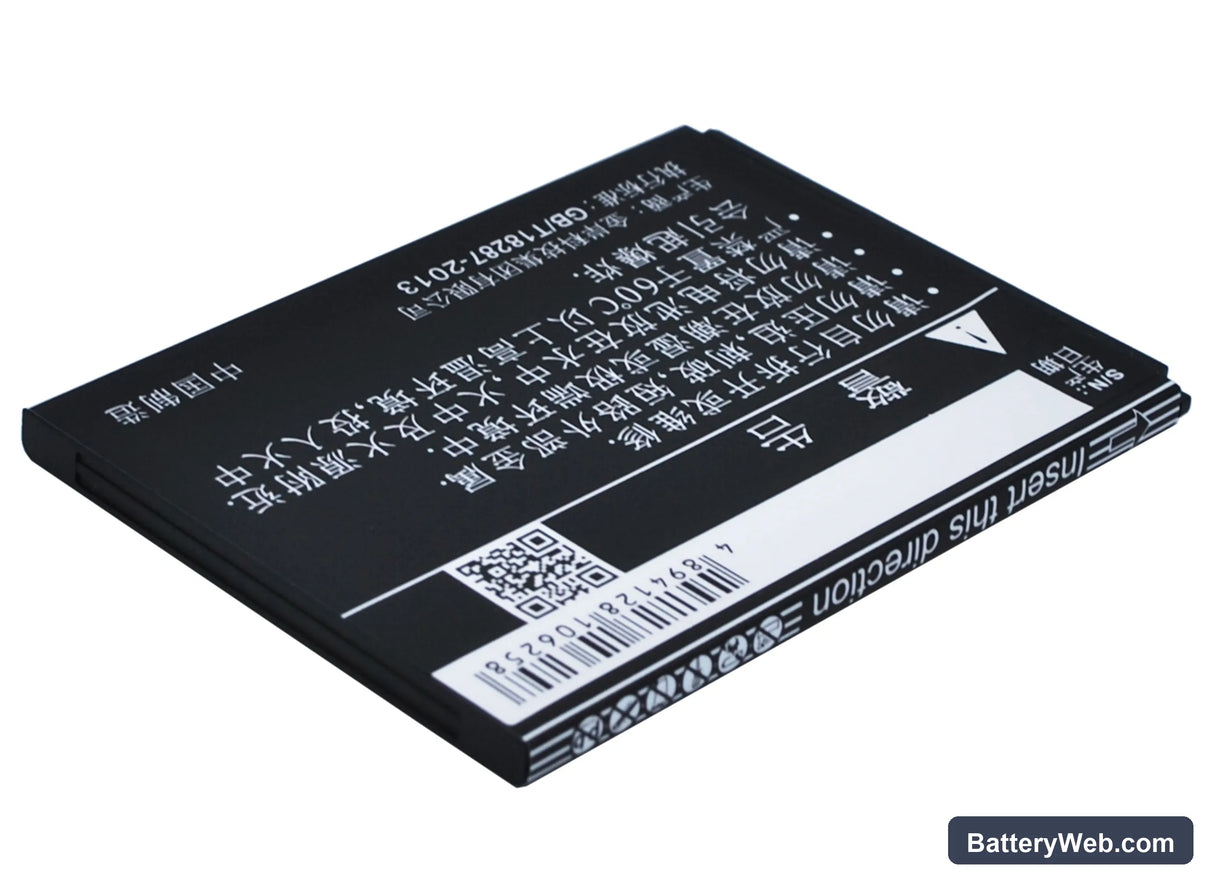Coolpad 5263 Replacement Battery, 3.7V, 1450mAh, Li-ion 5
