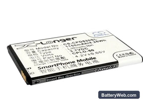 Coolpad D530 Replacement Battery, 3.7V, 1150mAh, Li-ion 1