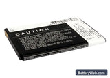 Coolpad D530 Replacement Battery, 3.7V, 1150mAh, Li-ion 3