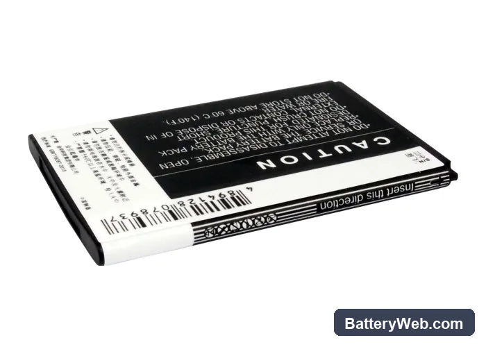 Coolpad D530 Replacement Battery, 3.7V, 1150mAh, Li-ion 4