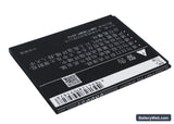 Coolpad 7251 Replacement Battery, 3.7V, 1650mAh, Li-ion 4