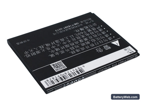 Coolpad 7251 Replacement Battery, 3.7V, 1650mAh, Li-ion 4