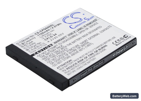 Coolpad 2938 Replacement Battery, 3.7V, 1100mAh, Li-ion 2