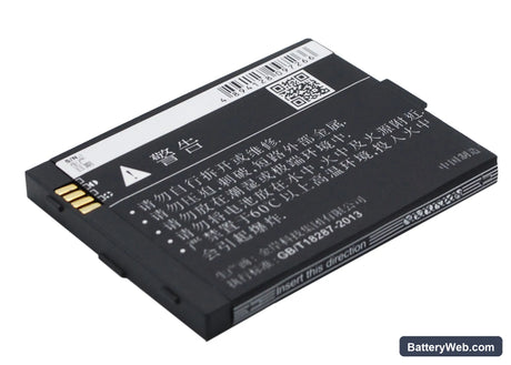 Coolpad 2938 Replacement Battery, 3.7V, 1100mAh, Li-ion 4