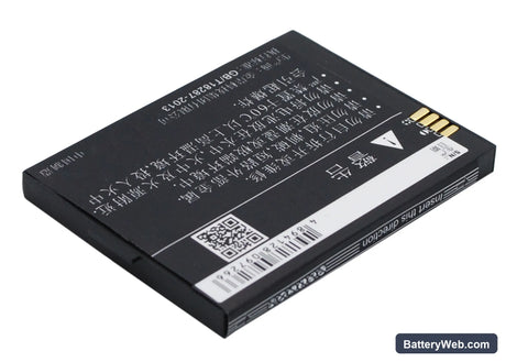 Coolpad 2938 Replacement Battery, 3.7V, 1100mAh, Li-ion 5