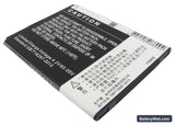 Coolpad 7232 Replacement Battery, 3.7V, 1200mAh, Li-ion 4