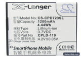 Coolpad 7232 Replacement Battery, 3.7V, 1200mAh, Li-ion 5