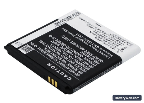 Coolpad 8070 Replacement Battery, 3.7V, 1500mAh, Li-ion 4