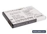 Coolpad 8810 Replacement Battery, 3.7V, 1350mAh, Li-ion 1