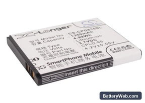 Coolpad 8810 Replacement Battery, 3.7V, 1350mAh, Li-ion 1