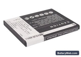 Coolpad 8810 Replacement Battery, 3.7V, 1350mAh, Li-ion 3