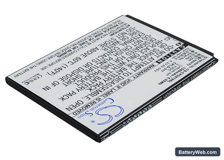 Coolpad 8198T Replacement Battery, 3.7V, 1500mAh, Li-ion 1