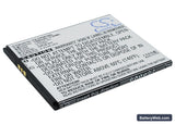Coolpad 8198T Replacement Battery, 3.7V, 1500mAh, Li-ion 2