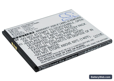 Coolpad 8198T Replacement Battery, 3.7V, 1500mAh, Li-ion 2