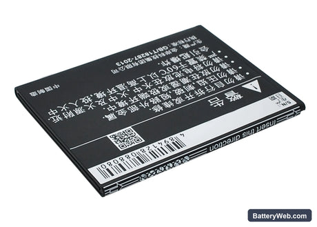 Coolpad 8198T Replacement Battery, 3.7V, 1500mAh, Li-ion 3