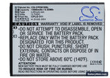 Coolpad 8198T Replacement Battery, 3.7V, 1500mAh, Li-ion 5