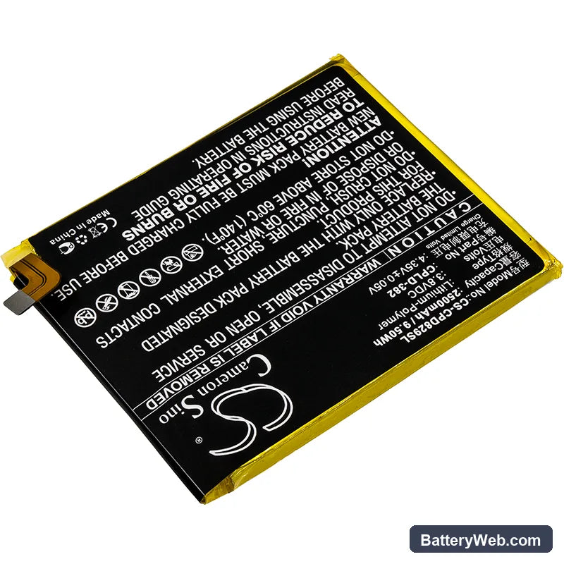 Coolpad Note 3 Lite Replacement Battery, 3.8V, 2500mAh, Li-Polymer 2