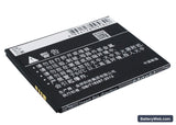 Coolpad 5910 Replacement Battery, 3.7V, 2100mAh, Li-ion 4
