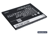 Coolpad 5910 Replacement Battery, 3.7V, 2100mAh, Li-ion 5