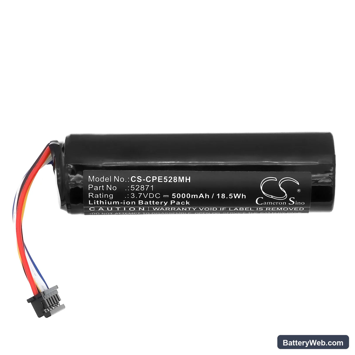 Compat Ella 12272020 Replacement Battery, 3.7V, 5000mAh, Li-ion 3