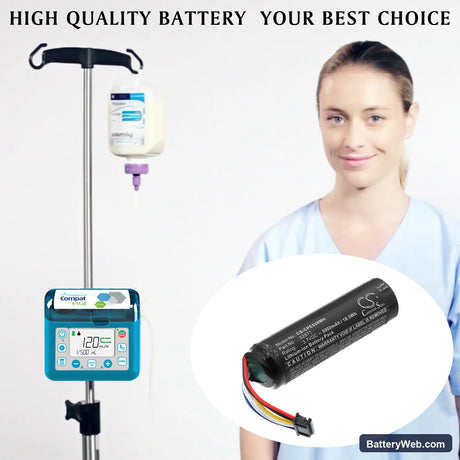 Compat Ella 12272020 Replacement Battery, 3.7V, 5000mAh, Li-ion 6