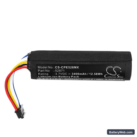 Compat Ella 12272020 Replacement Battery, 3.7V, 3400mAh, Li-ion 3