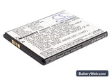 Coolpad 8297 Replacement Battery, 3.7V, 2000mAh, Li-ion 1