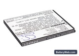 Coolpad 8297 Replacement Battery, 3.7V, 2000mAh, Li-ion 2