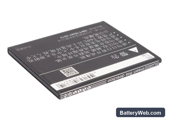 Coolpad 8297 Replacement Battery, 3.7V, 2000mAh, Li-ion 3