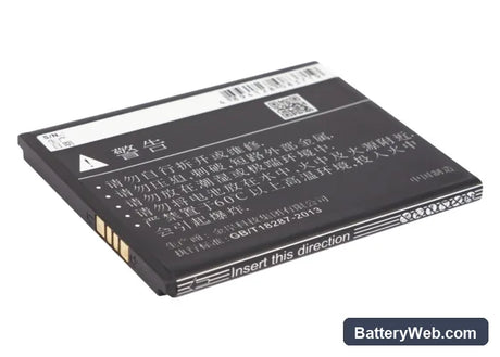 Coolpad 8297 Replacement Battery, 3.7V, 2000mAh, Li-ion 4