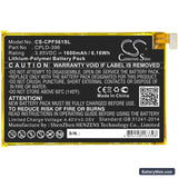 Coolpad Torino S Replacement Battery, 3.85V, 1600mAh, Li-Polymer 3