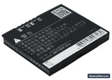 Coolpad S100A Replacement Battery, 3.7V, 800mAh, Li-ion 4