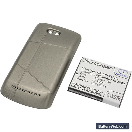 Coolpad 5860 Replacement Battery, 3.7V, 2800mAh, Li-ion 1