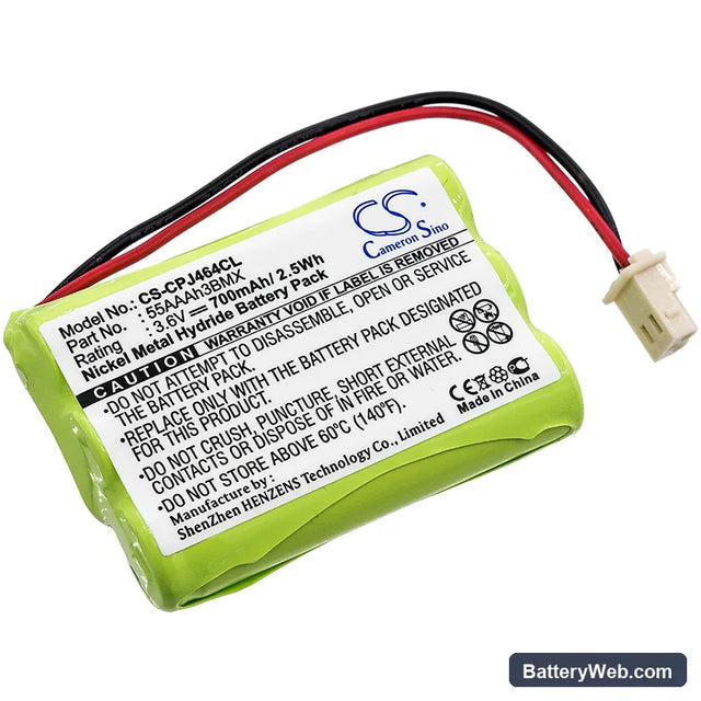 Radio Shack 239104 Replacement Battery, 3.6V, 700mAh, Ni-MH 1