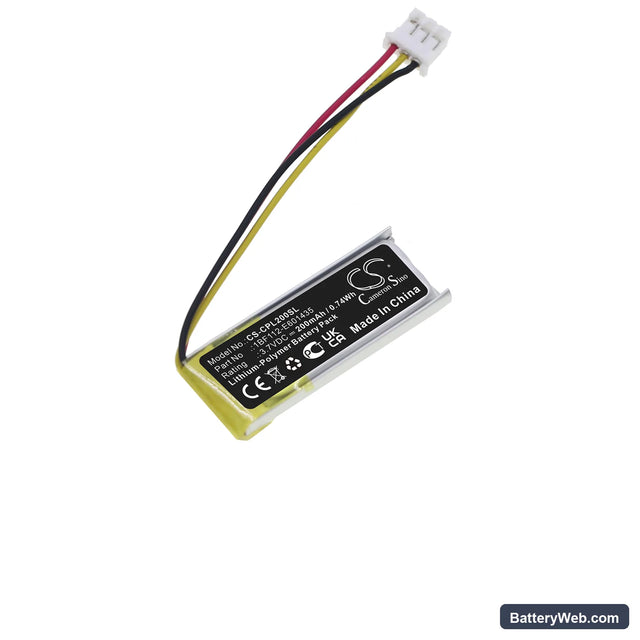 CalAmp LMU-200 Replacement Battery, 3.7V, 200mAh, Li-Polymer 1