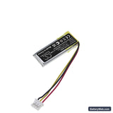 CalAmp LMU-200 Replacement Battery, 3.7V, 200mAh, Li-Polymer 2