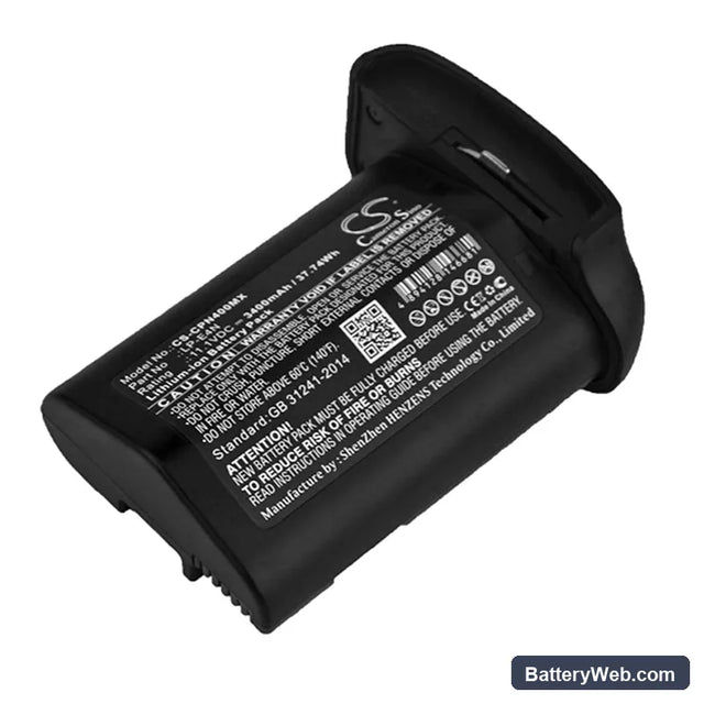 Canon EOS-1D MarkIII Replacement Battery, 11.1V, 3400mAh, Li-ion 1