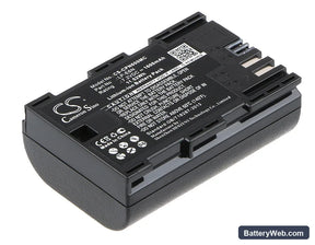 Canon EOS 5D Mark II Replacement Battery, 7.2V, 1600mAh, Li-ion 1