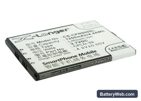 Coolpad 8900 Replacement Battery, 3.7V, 1200mAh, Li-ion 1