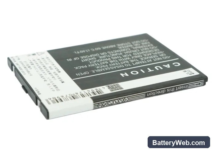 Coolpad 8900 Replacement Battery, 3.7V, 1200mAh, Li-ion 3