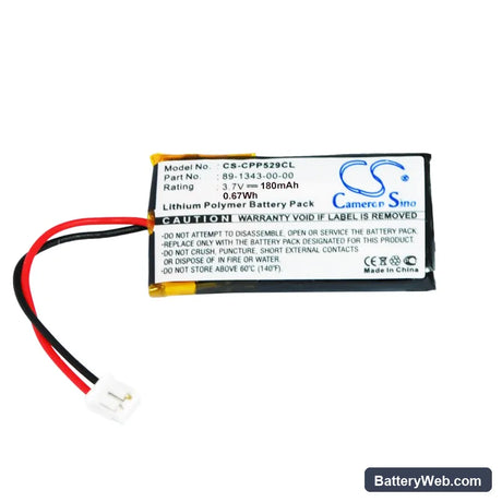 Cobra 840 Replacement Battery, 3.7V, 180mAh, Li-Polymer 3