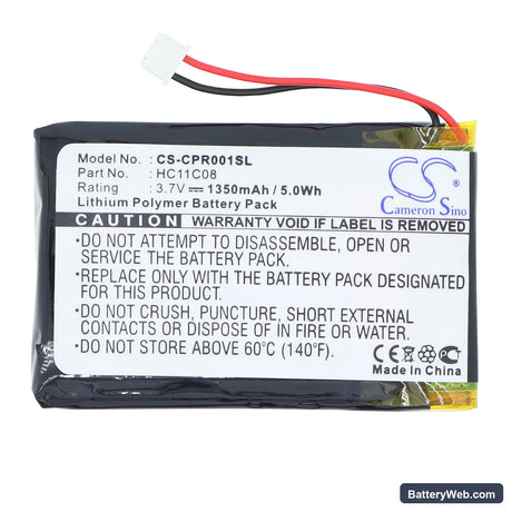 Celestron CoursePro Replacement Battery, 3.7V, 1350mAh, Li-Polymer 3